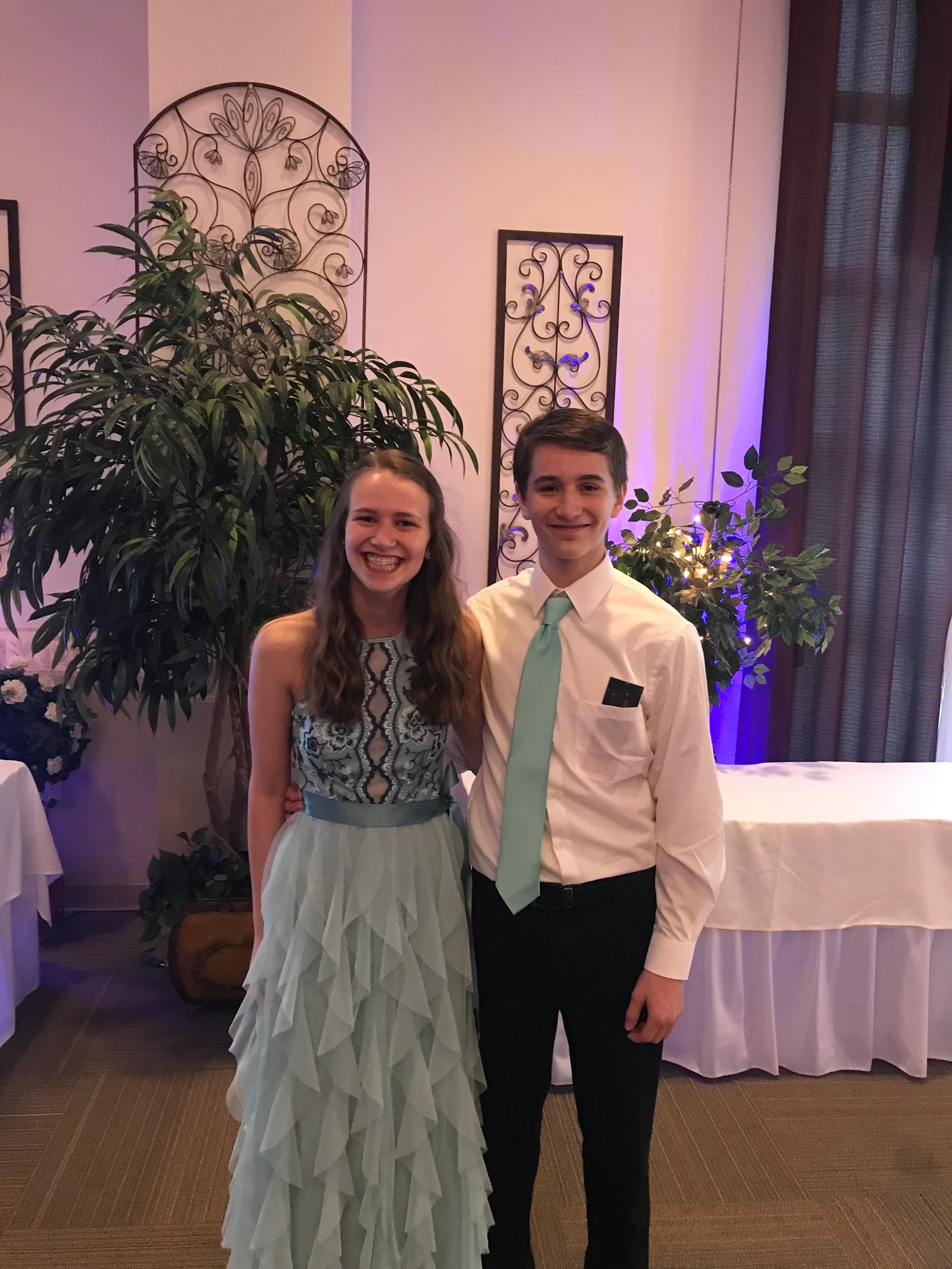 Bradley and Alisyn at their first meeting